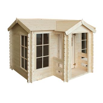 Cabana de Exterior em Madeira para Crianças Timbela M520 | 2,63m2 | 241x187xH151cm - 1