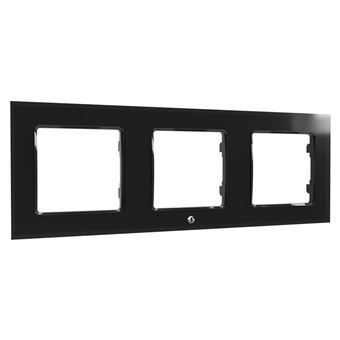 Placa de Parede e Cobertura de Interruptor Shelly WF3 | Preto - 1