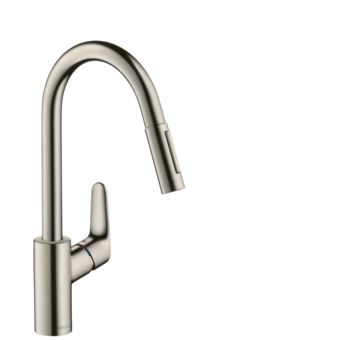 Torneira para Lavatório Hansgrohe Focus | Aço inoxidável - 1