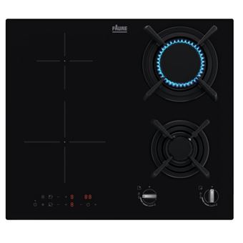 Placa Mista Faure FGI6453K | Gás Butano/Propano | 59 cm | 4 Zonas | Preto - 1