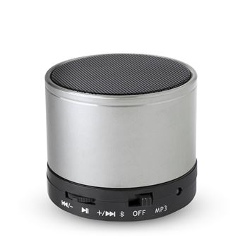 Coluna DAM Martins | Bluetooth 3.0 | 3W | Mãos-livres e Rádio FM - Prata - 1