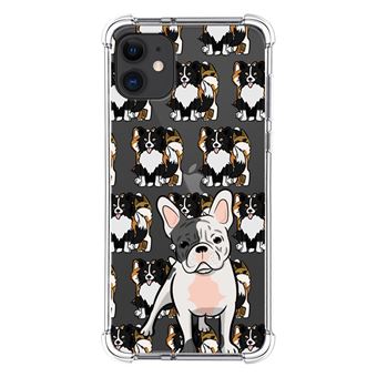 Capa Tumundosmartphone de silicone anti-choque para iPhone 11 (6.1) design Cães 06 Desenhos - 1