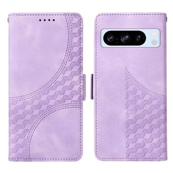 Capa FLOODKING para Google Pixel 8 Pro | Design Acolchoado | Couro PU Premium | Roxo - 1