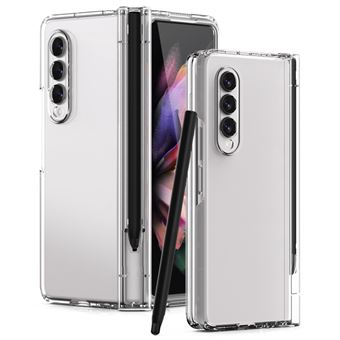 Capa e TPU recorte preciso com porta caneta Magunivers para Samsung Galaxy Z Fold4 5G - transparente - 1