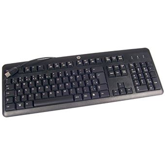 Teclado com Fios HP 672647-073 | Idioma: Espanhol | Preto - 1