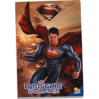 Meu livro gigante quebra-cabeça licenciado: homem de aço - 1