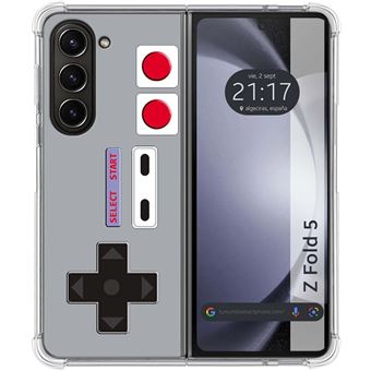 Capa Tumundosmartphone de silicone para Samsung Galaxy Z Fold 5 5G desenhos de design do console - 1