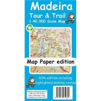 Madeira Tour And Trail Map Paper Edition - 1
