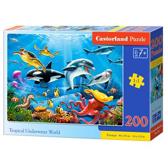 Puzzle Castorland Fish, Animal B-222094 | 200 Peças - 1