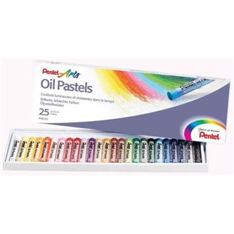 Pentel 0100525 pastel Pastel de óleo Multi cor 25 peça(s) - 1