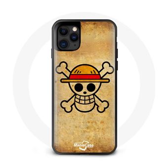 Capa Maniacase para Iphone 11 Pro Max One Piece Luffy Logotipo Anime - 1