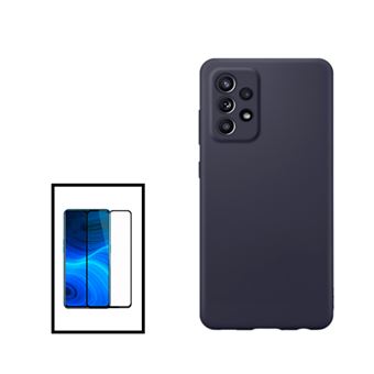 Kit Phonecare Película de Vidro Temperado 5D Full Cover + Capa Silicone Líquido para Samsung Galaxy A23 5G - Preto - 1