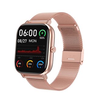 Smartwatch HSMY Watch DT35+ | Bracelete de Aço Inoxidável | Ouro - 1