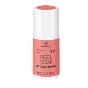 Verniz de gel de unhas alessandro Striplac Peel or Soak Coral Sunshine - 1