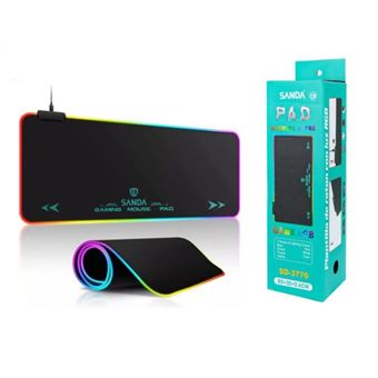 Tapete de Rato LED SANDA SD-3770 - Preto - 1