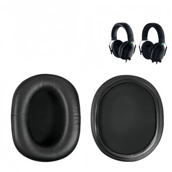 Almofadas para Auscultadores V-REEL para Razer Black Shark V2 V2X V2SE Pro | Preto - 1