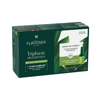 Antiqueda Progressiva Rene Furterer Triphasic | 8 ampolas - 1