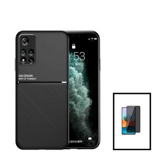 Kit Phonecare Capa Magnetic Lux + Anti-Spy 5D Full Cover para Xiaomi Xiaomi Redmi Note 11 Pro+ Plus - Preto - 1