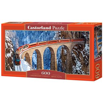 Puzzle Castorland Landwasser Viaduct, Swiss Alps 600 pcs 600peça(s)