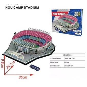 Puzzle 3D Good Deal Nou Camp Stadium | 69 Peças | 30.5 x 23 x 4 cm - 1
