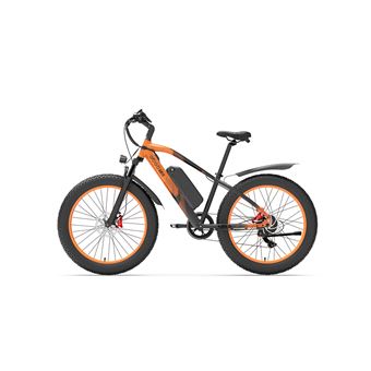 Bicicleta Elétrica GOGOBEST GF600PLUS | 48V | 20ah | 1000W | 150KM | Preto Laranja - 1
