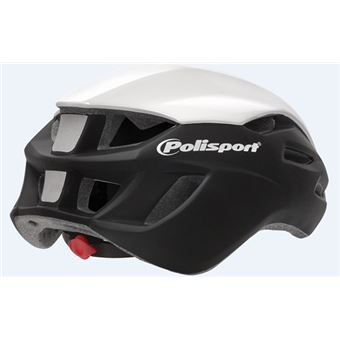 Capacete Polisport Aero R - Preto Fosco/Branco/Cinza - 1
