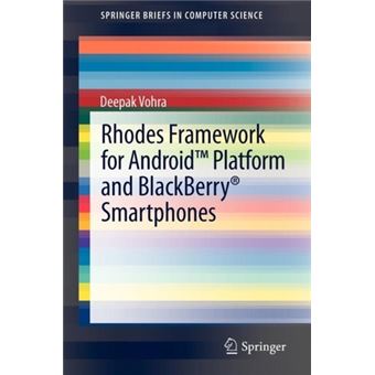 Rhodes Framework for Android Platform and BlackBerry Smartphones - Paperback - 2012 - 1