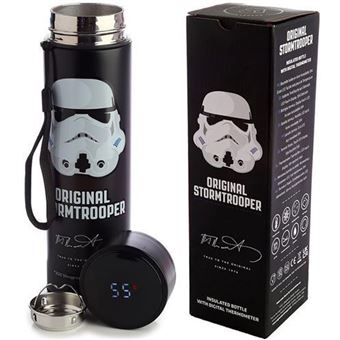 Garrafa Térmica Puckator Stormtrooper Original | Aço Inoxidável | 12 cm - 1