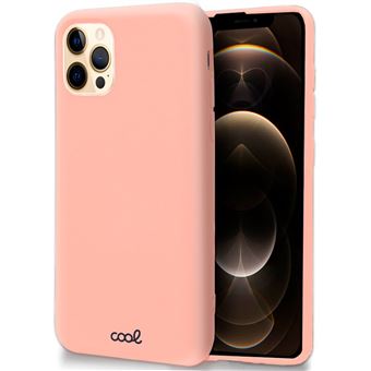 Capa traseira para iPhone 12 Pro Max COOL em silicone Rosa - 1
