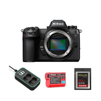 Câmara Fotográfica Nikon Z6 III + Kit de Carregador de Bateria Kingma + Cartão de Memória SanDisk 512GB CF CFexpress Tipo B - 1