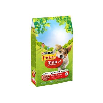 Comida seca para cão Purina Friskies Mini Menu Adulto Vaca 1,5 kg - 1