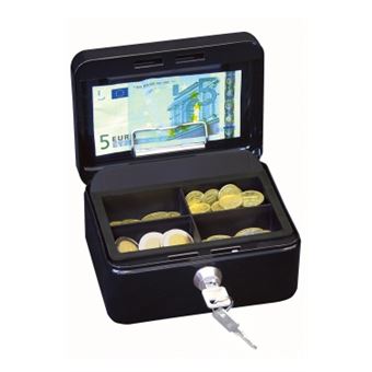 Caixa para notas e moedas Wedo 145121H | Preto - 1