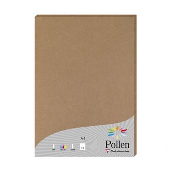 Papel para Impressão Clairefontaine Pollen | Castanho - 1