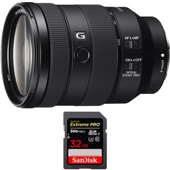 Objetiva Sony FE 24-105mm f/4 G OSS + 1 SanDisk 32GB Extreme PRO UHS-II SDXC 300 MB/s + PDF 15 técnicas para melhorar as suas fotografias - 1