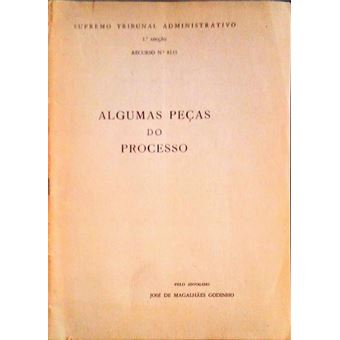 Algumas peças do processo. - 1