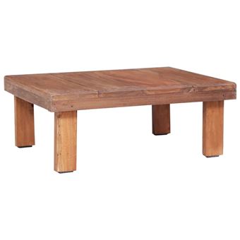 Mesa de centro vidaxL | 60x45x23 cm | madeira de mogno maciça - 1