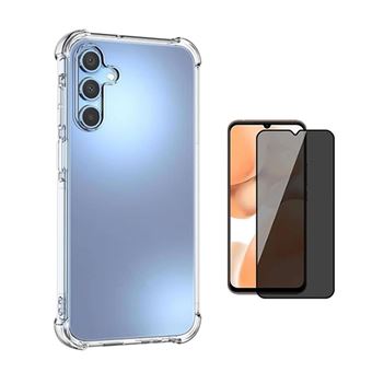 Kit Capa Super Proteção + Película de Vidro Temperado Privacidade GIFT4ME para Samsung Galaxy A17 5G | Transparente - 1
