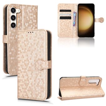 Capa FOXDOCK para Samsung Galaxy S23 Plus | Fecho Magnético | TPU Macio | Compartimentos para Cartões | Dourado - 1