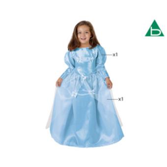 Disfarce Atosa Princesa Azul Tamanho 2 - 1