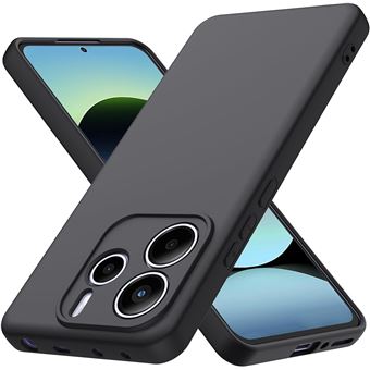 Capa Mistercapas para Xiaomi Redmi Note 14 5G Silicone Premium | Preto - 1