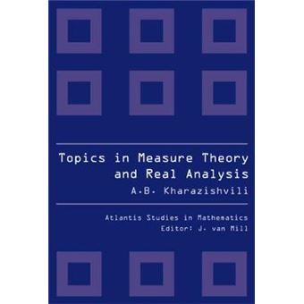 Topics in Measure Theory and Real Analysis - Hardback - 2009 - 1