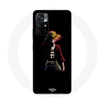 Capa Maniacase para Xiaomi Poco M4 Pro 5G one piece manga anime luffy fundo preto - 1