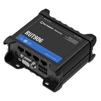 Dispositivo de Rede de Telemóvel Teltonika · Router· RUT906· LTE Modem Router/WLAN - Router - WLAN | Preto - 1