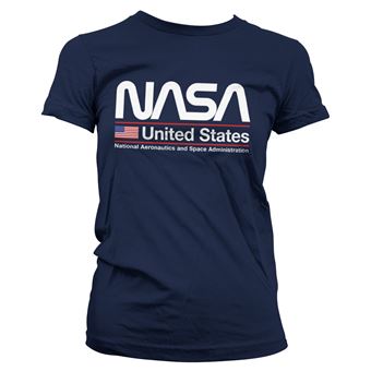 T-shirt para Mulher NASA - United States | Azul Marinho | XXL - 1