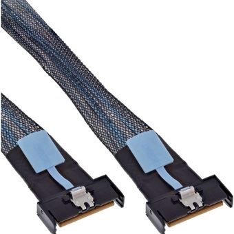 Cabo Serial Attached Scsi (sas) InLine 27661A | Azul, Cinzento - 1