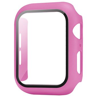 Capa Protetora HSMY Duro com Protetor de Ecrã para Apple Watch Series 3/2/1 38 mm - Rosa - 2 Peças - 1