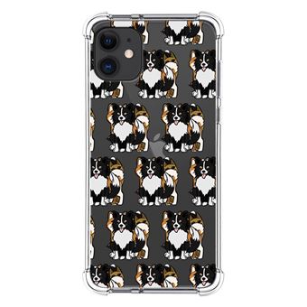 Capa Tumundosmartphone de silicone anti-choque para iPhone 11 (6.1) design Cães 07 Desenhos - 1