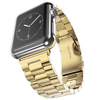 Bracelete de Aço + Ferramenta GIFT4ME para Apple Watch Series 11 - 46mm | Ouro - 1