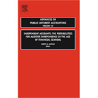 Independent Accounts, Advances In Public Interest Accounting - 1