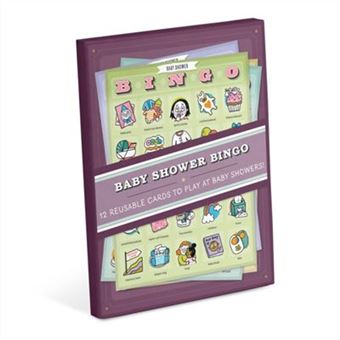 Knock Knock Baby Shower Bingo 12 Reusable Cards For Wfh Calls By Knock Knock - 1